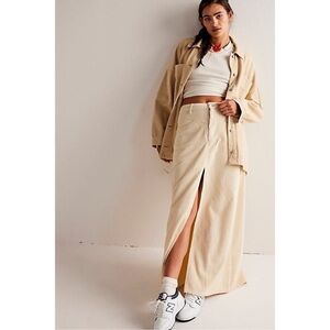 WE THE FREE COME AS YOU ARE CORDUROY MAXI SKIRT SIZE 4 MSRP $128.00 NWT